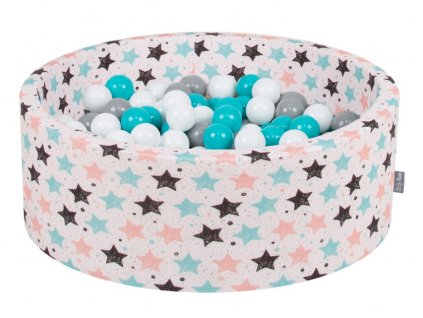 Dětský suchý bazének "90x30" s míčky modro-mátové 200 ks vzor 201Clipboard31