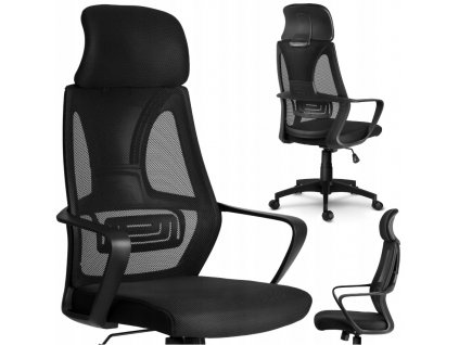 Kancelářská židle TOP, vzor 001 - černá