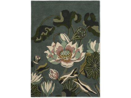 zielony dywan waterlily midnight pond 038608 A