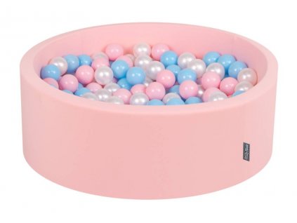 Dětský suchý bazének "90x30" růžový s míčky modro-růžové 300 ksClipboard70