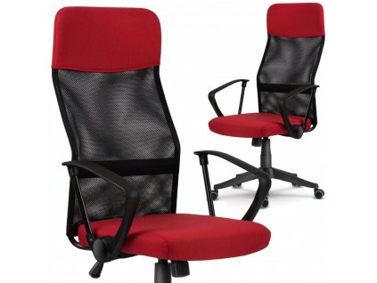 Kancelářská židle TOP, vzor 002 - červená