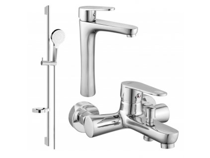 Sprchová souprava DIVIO MEXEN KAMA DS05 vzor 009 chromová