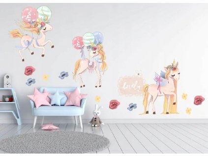 Samolepka jednorožci 006