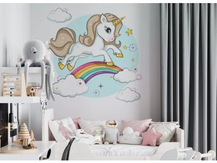 Samolepka jednorožec 011