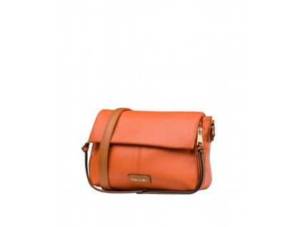 Dámská malá oranžová crossbody kabelka s kontrastní úpravou BK2221139 9/2B