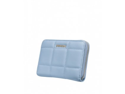 Dámská modrá peněženka s ozdobným prošíváním BLP833A 7B