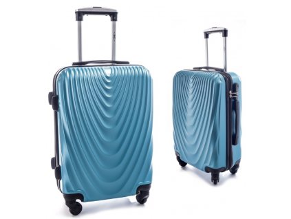 Kabinový Cestovní kufr WAVE - Modrý