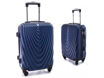 Kabinový Cestovní kufr WAVE - Tmavě Modrý
