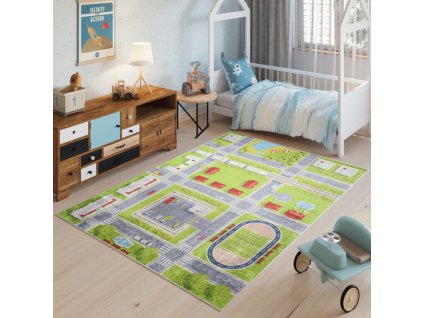 Dětský koberec Play - Ulice 1246-10