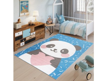 Dětský koberec Play - Panda 1246-58