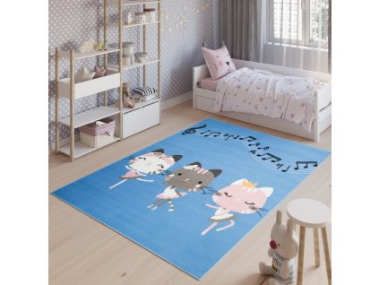 Dětský koberec Play - Kočky 1246-62