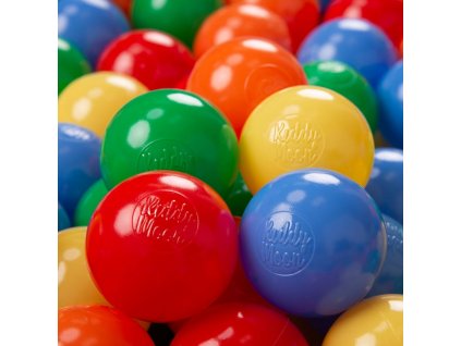 Barevné plastové míčky 6 cm vzor 110