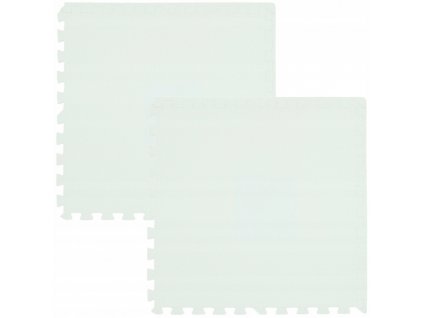 Pěnový koberec MAXI COLOR 2 ks 62x62x1 cm bílá