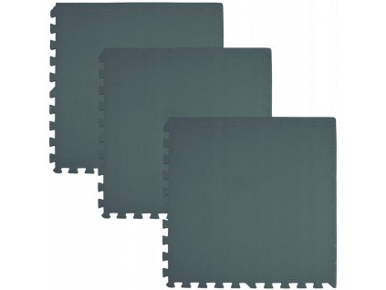 Pěnový koberec MAXI COLOR 2 ks 62x62x1 cm tmavě zelený