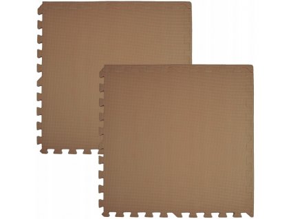 Pěnový koberec MAXI COLOR 2 ks 62x62x1 cm měď