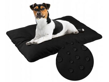 Voděodolný pelíšek pro psy a kočky 50x70 cm M černý