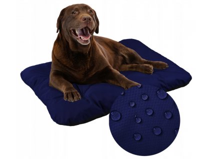 Voděodolný pelíšek pro psy a kočky 70x100 cm XL tmavě modrý