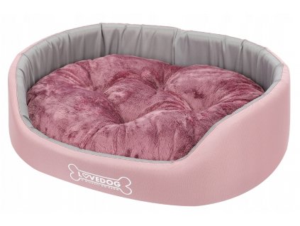 Voděodolný pelíšek pro psy a kočky 50x40 S růžový