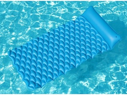 Nafukovací vodní matrace FLOAT 213x86 cm modrý
