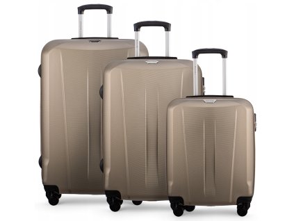 Cestovní kufr OBERON - Zlatý