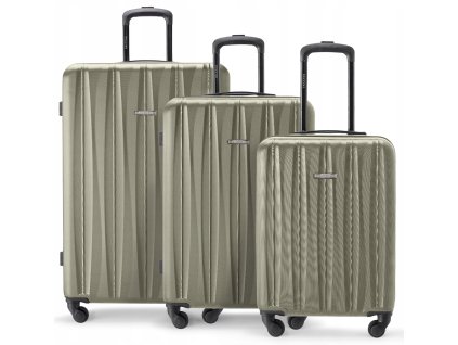 Cestovní kufr BALI - Stříbrný