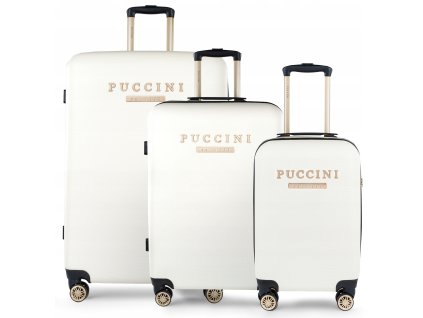 Cestovní Kufr LOS ANGELES - Bílý