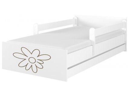 Dětská postel LUX s výřezem květ 180x90cm