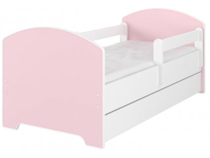 Dětská postel LUX růžová 140x70cm