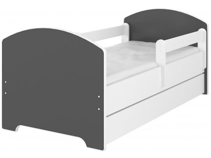 Dětská postel LUX antracit 140x70cm