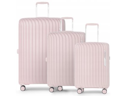 Cestovní Kufr MARBELLA - Světle Růžový