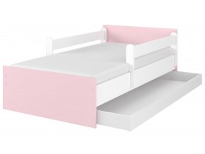 Dětská postel LUX růžová 160x80 cm