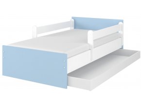 Dětská postel LUX modrá 180x90cm