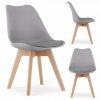 Designová židle ALTO šedá/tmavě šedá