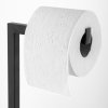 Sada stojan na toaletní papír s WC štětka ARIA černý