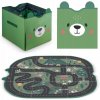 Organizér na hračky - medvídek - zelený
