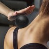 Fitness balónek pro bodovou masáž svalů 6 cm - Černý