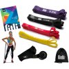 Powerband pack - Sada čtyř gum s různým odporem na cvičení