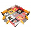 Pěnové puzzle 120 x 120 cm - barevná zvířátka - sada 3v1