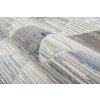 Koberec Modern Rugs Hane 460 - světle šedý a tmavě modrý