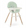 Jídelní židlička Lilo 3v1 zelená