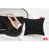Prošívaný antialergický hrubý černý polštář PILLOW 50x70 cm1