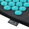 Akupresurní masážní podložka s polštářem XL 110x42 cm černo-tyrkysová3