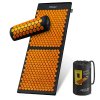 Akupresurní masážní podložka s polštářem XL 110x42 cm černo-oranžová