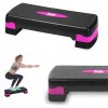 Jednoduchý stepper na cvičení - Černý-Růžový