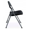 Skládací zahradní židle 4 ks – černé