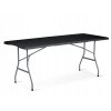 Skládací cateringový stůl 180 cm – černý