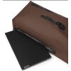 Městský voděodolný batoh Roll-Top s kapsou na notebook – Hnědý