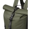 Městský voděodolný batoh Roll-Top s kapsou na notebook – Zelený
