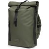 Městský voděodolný batoh Roll-Top s kapsou na notebook – Zelený