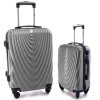 Sada cestovních kufrů - 2v1 - WAVE - Šedý